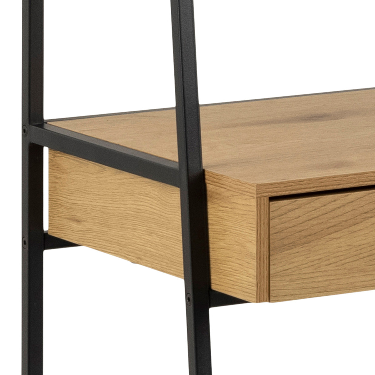 Wooden Desk for Home And Office in Ladder Design With 1 Drawer - Seaford