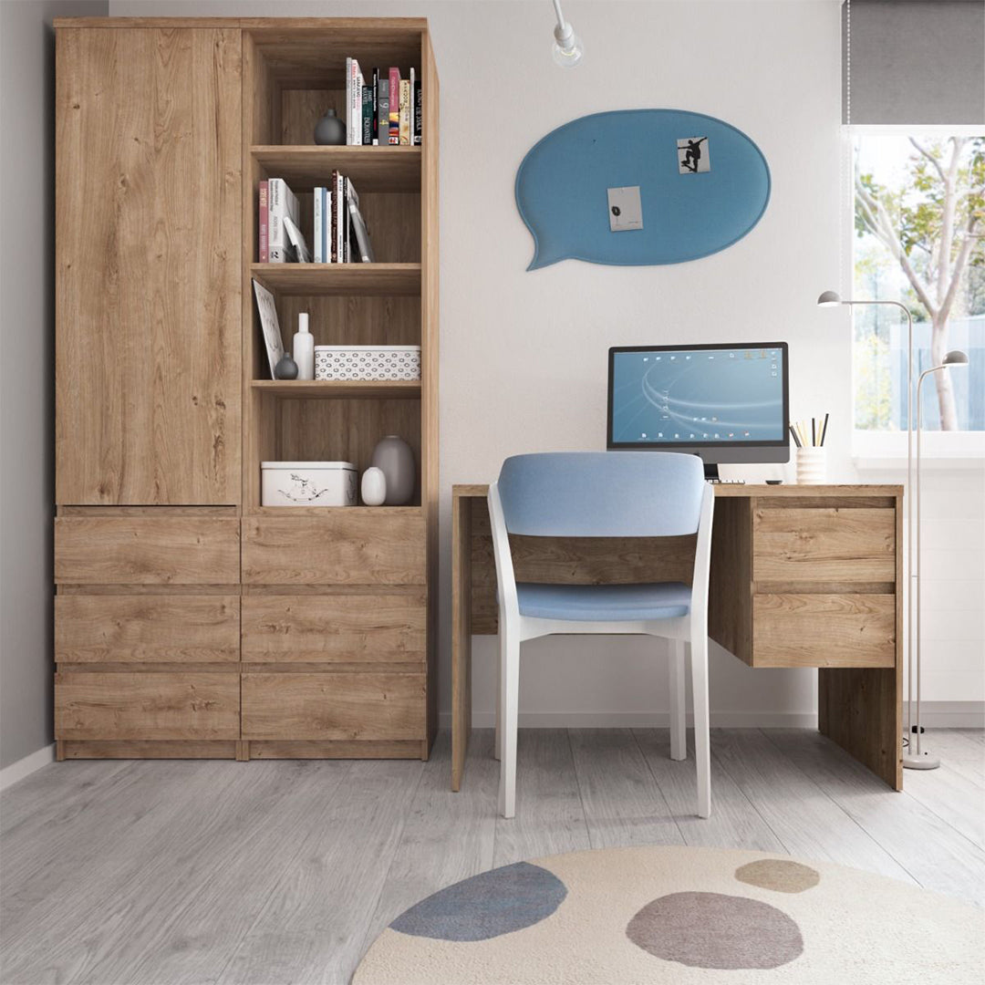 Wooden Desk for Home and Office With 2 Drawers - Fribo