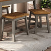 Wooden Dining Bench 52.5cm Wide in Set Of 2 - Corona