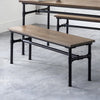 Wooden Dining Bench for 2 People - Carnegie