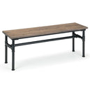 Wooden Dining Bench for 2 People - Carnegie