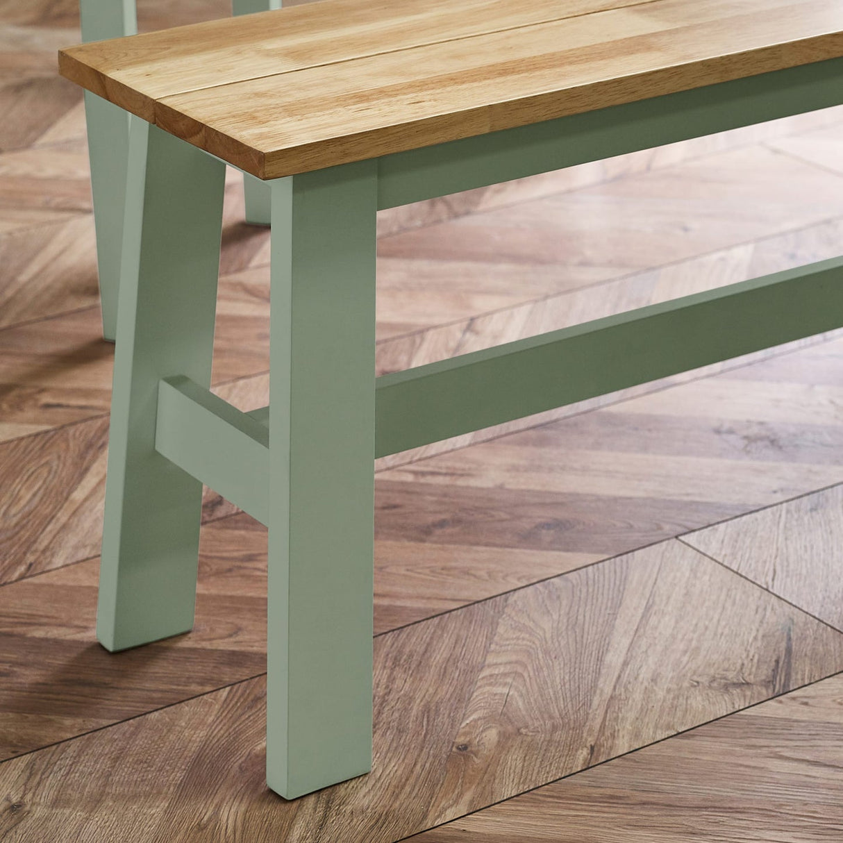 Wooden Dining Bench for 2 People - Linwood