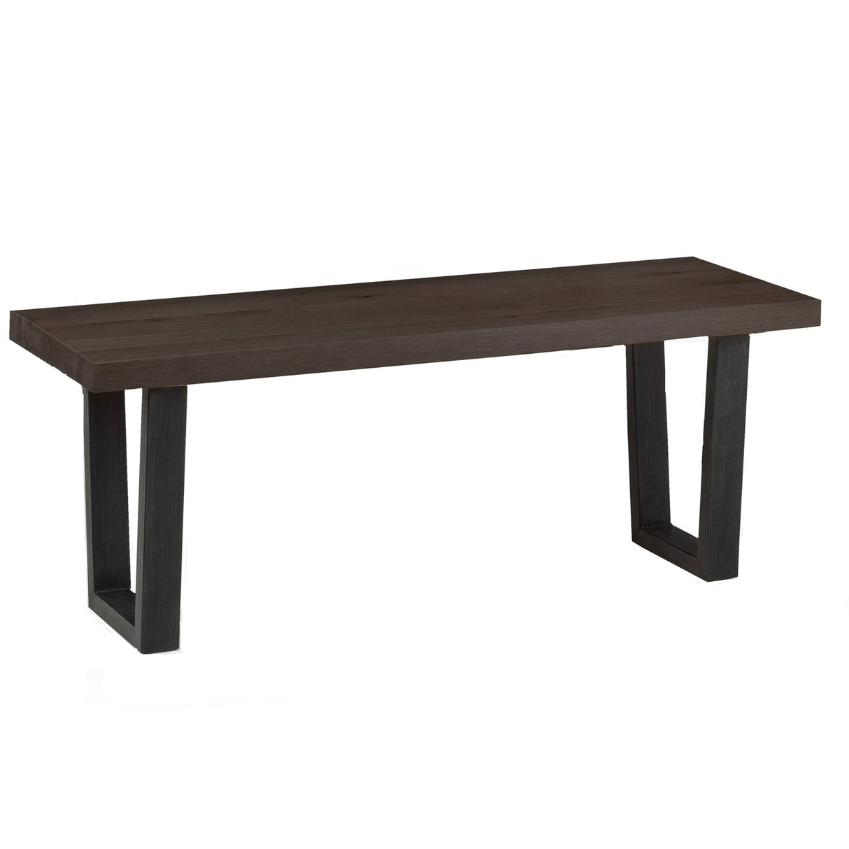 Wooden Dining Bench for 2 People Rectangular - Brooklyn