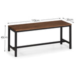 Wooden Dining Bench for 2 People - Tribeca