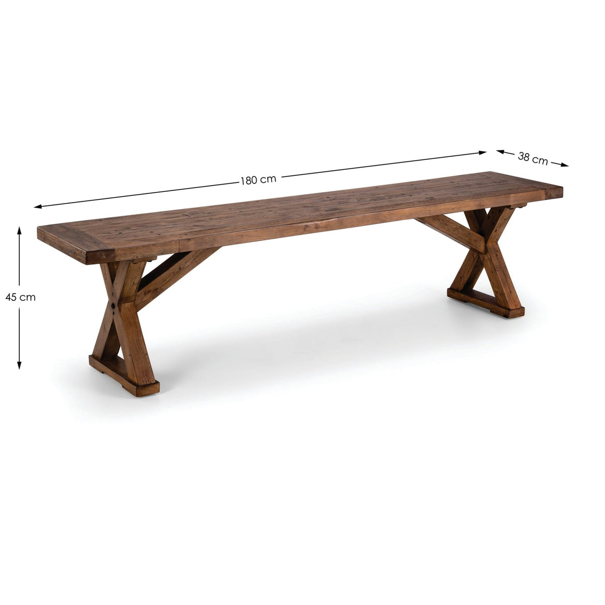 Wooden Dining Bench for 3 People - Chatsworth