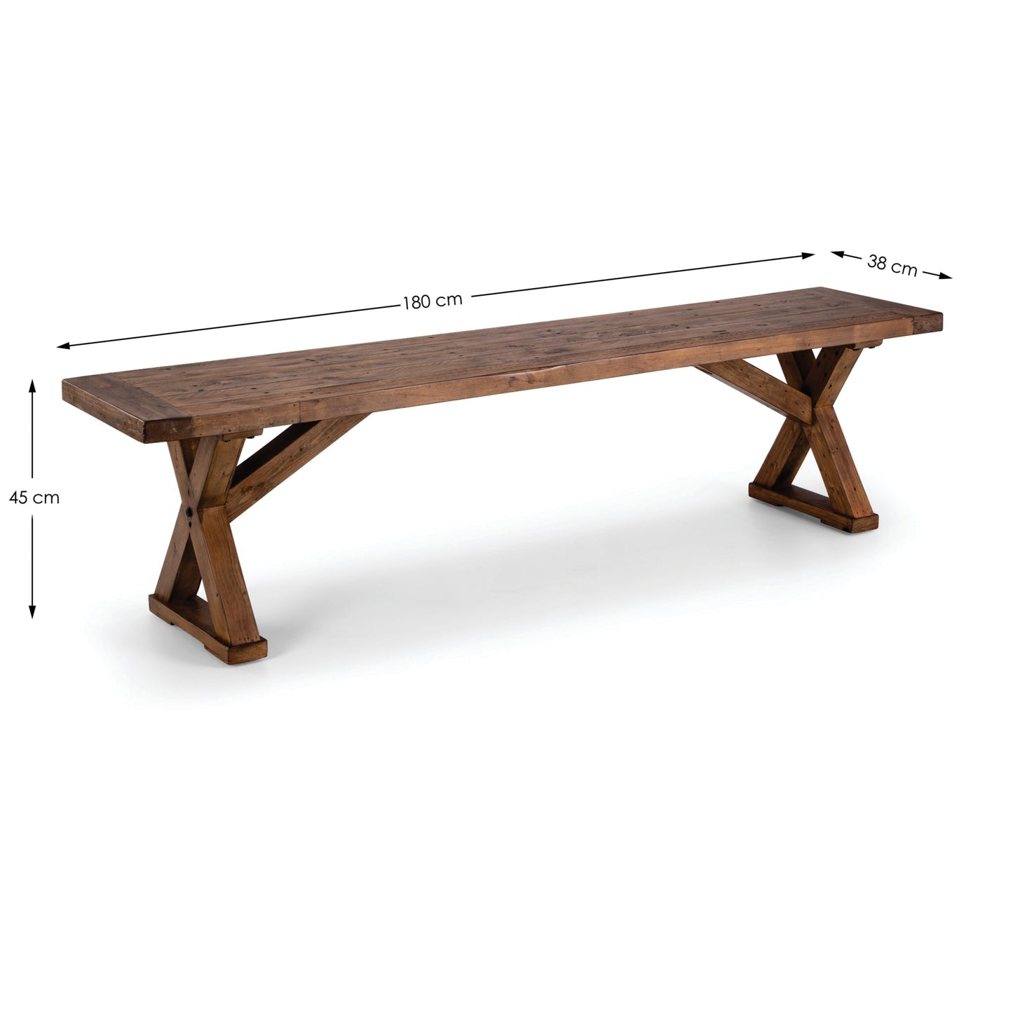 Wooden Dining Bench for 3 People - Chatsworth