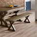 Wooden Dining Bench for 3 People - Chatsworth