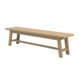 Wooden Dining Bench for 3 People - Drift