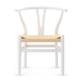 Wooden Dining Chair With Hand-Woven Seat - Strelley