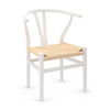 Wooden Dining Chair With Hand-Woven Seat - Strelley