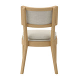 Wooden Dining Chair With Fabric Seat - Maggie