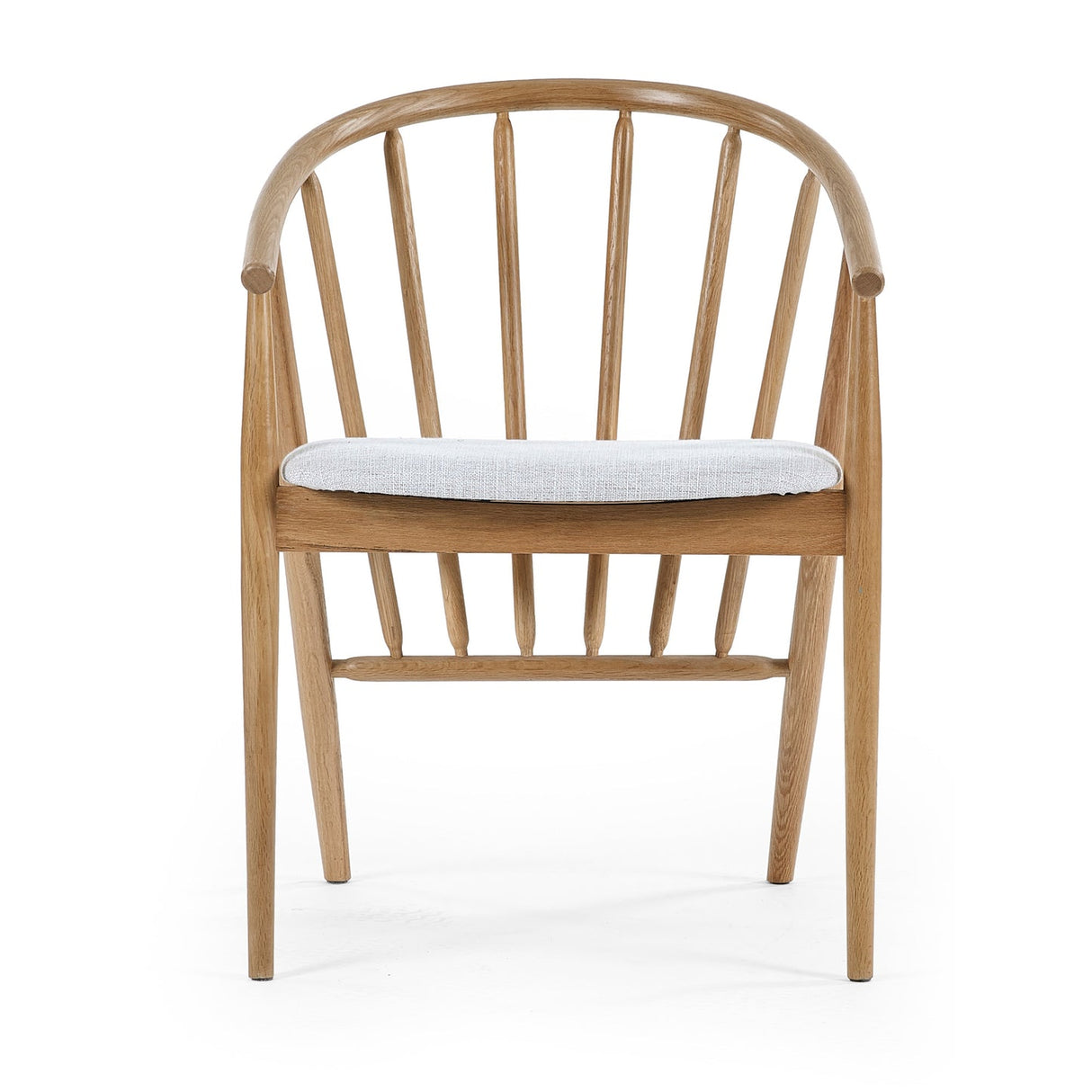 Wooden Dining Chair With Fabric Seat - Rory
