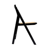 Wooden Dining Chair With Rattan Seat and Back - Ashton