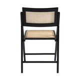 Wooden Dining Chair With Rattan Seat and Back - Ashton