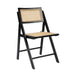 Wooden Dining Chair With Rattan Seat and Back - Ashton
