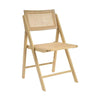 Wooden Dining Chair With Rattan Seat and Back - Ashton