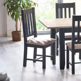 Wooden Dining Chairs in Set Of 2 - Bordeaux