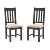 Wooden Dining Chairs in Set Of 2 - Bordeaux
