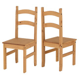 Wooden Dining Chairs In Set Of 2 - Budget