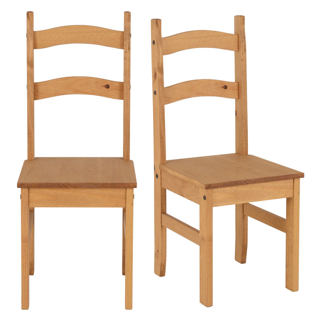 Wooden Dining Chairs In Set Of 2 - Budget