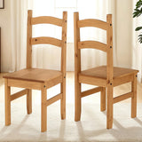 Wooden Dining Chairs In Set Of 2 - Budget