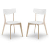 Wooden Dining Chairs in Set Of 2 - Casa
