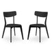 Wooden Dining Chairs in Set Of 2 - Casa