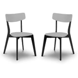 Wooden Dining Chairs in Set Of 2 - Casa
