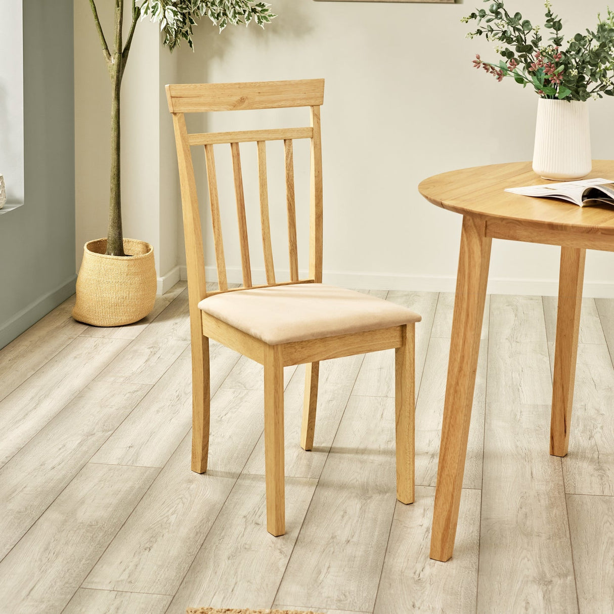 Wooden Dining Chairs in Set Of 2 - Coast