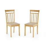 Wooden Dining Chairs in Set Of 2 - Coast