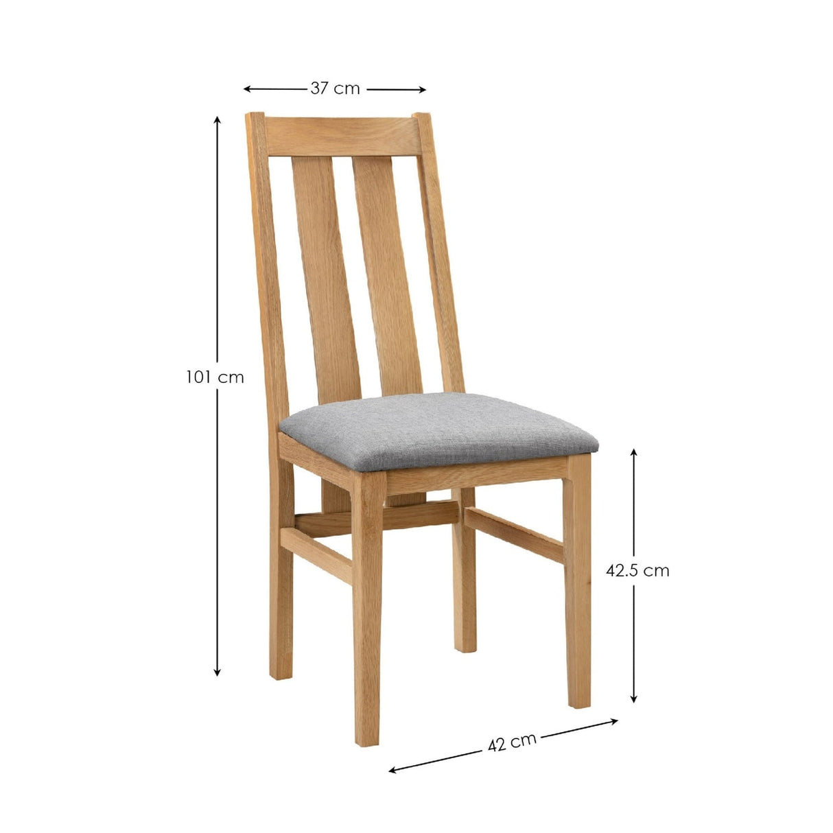 Wooden Dining Chairs in Set Of 2 - Cotswold