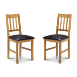 Wooden Dining Chairs in Set Of 2 - Coxmoor