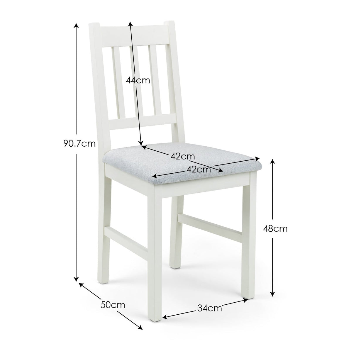 Wooden Dining Chairs in Set Of 2 - Coxmoor