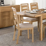 Wooden Dining Chairs in Set Of 2 - Curve