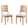 Wooden Dining Chairs in Set Of 2 - Curve
