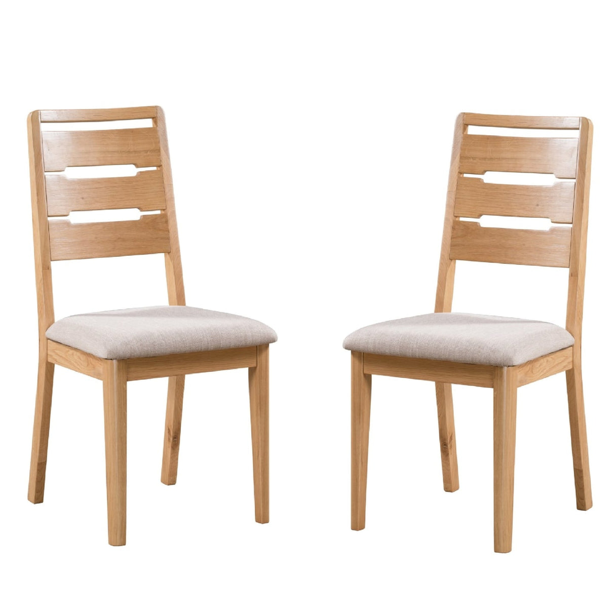 Wooden Dining Chairs in Set Of 2 - Curve