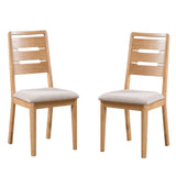 Wooden Dining Chairs in Set Of 2 - Curve