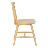 Wooden Dining Chairs In Set Of 2 - Emery