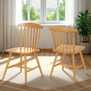Wooden Dining Chairs In Set Of 2 - Emery