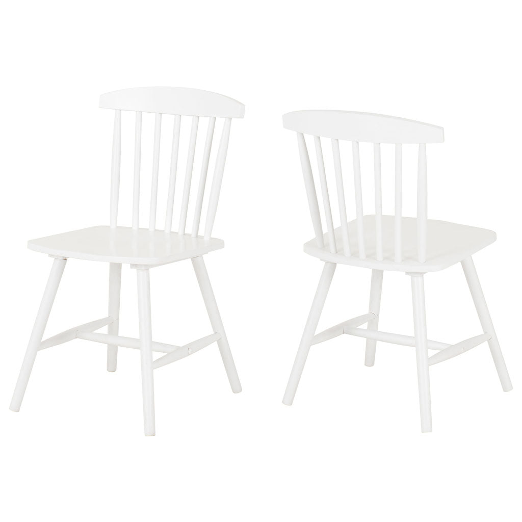 Wooden Dining Chairs In Set Of 2 - Emery
