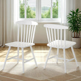 Wooden Dining Chairs In Set Of 2 - Emery