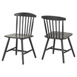 Wooden Dining Chairs In Set Of 2 - Emery
