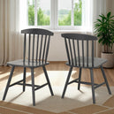 Wooden Dining Chairs In Set Of 2 - Emery