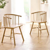 Wooden Dining Chairs in Set Of 2 - Kaito