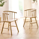 Wooden Dining Chairs in Set Of 2 - Kaito