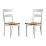 Wooden Dining Chairs in Set Of 2 - Linwood