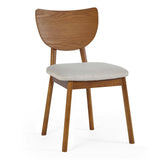 Wooden Dining Chairs in Set Of 2 - Lowry