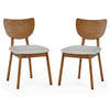 Wooden Dining Chairs in Set Of 2 - Lowry