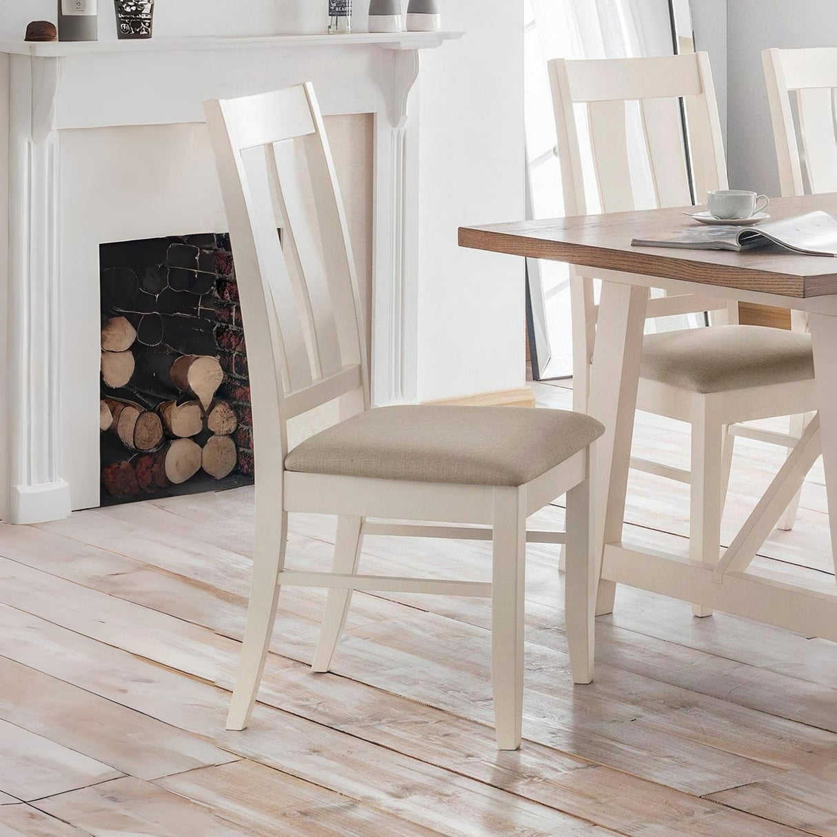 Wooden Dining Chairs in Set Of 2 - Pembroke