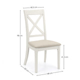 Wooden Dining Chairs in Set Of 2 - Provence